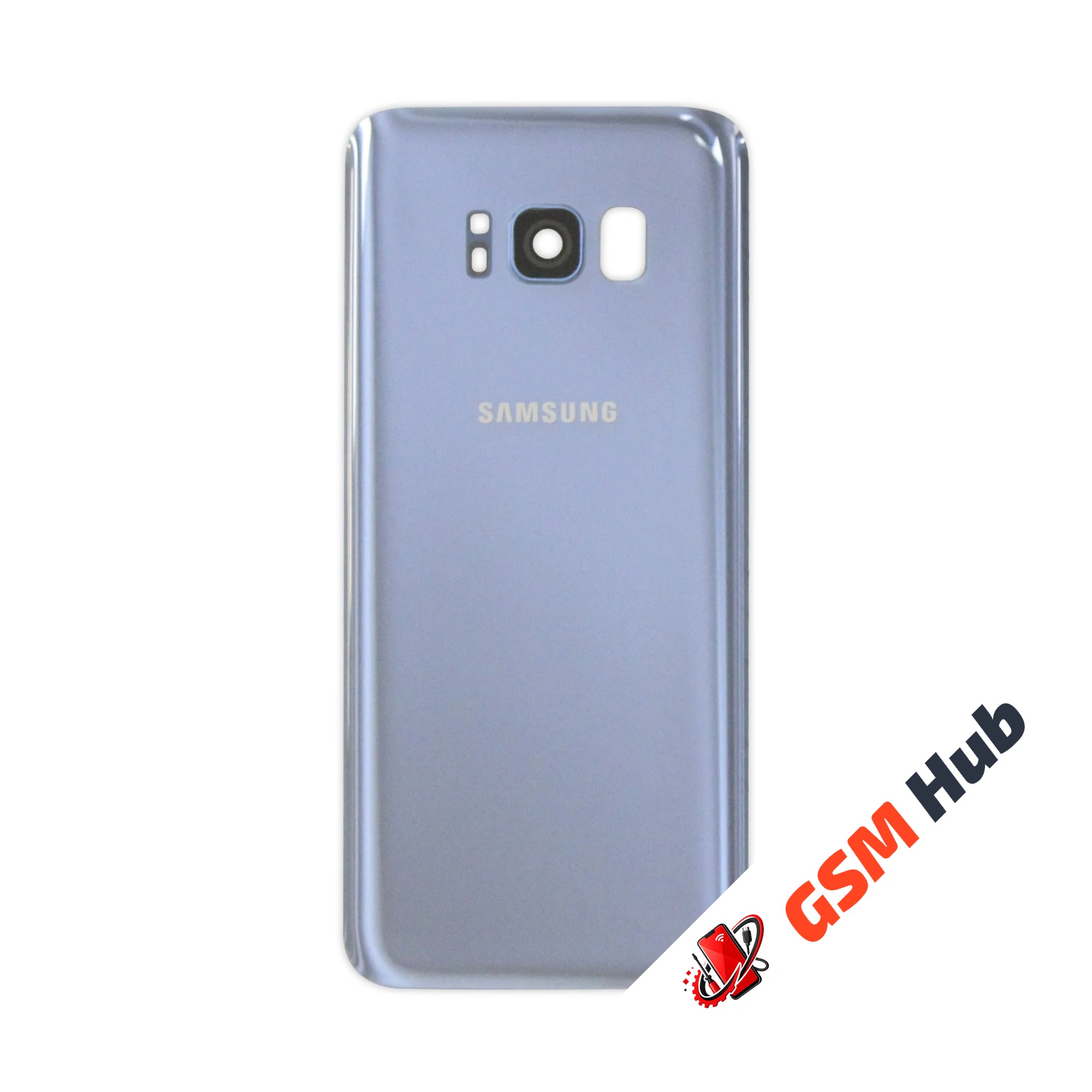 Задняя крышка Samsung Galaxy S8 (G950F) (Синий) (Со стеклом камеры) Premium
