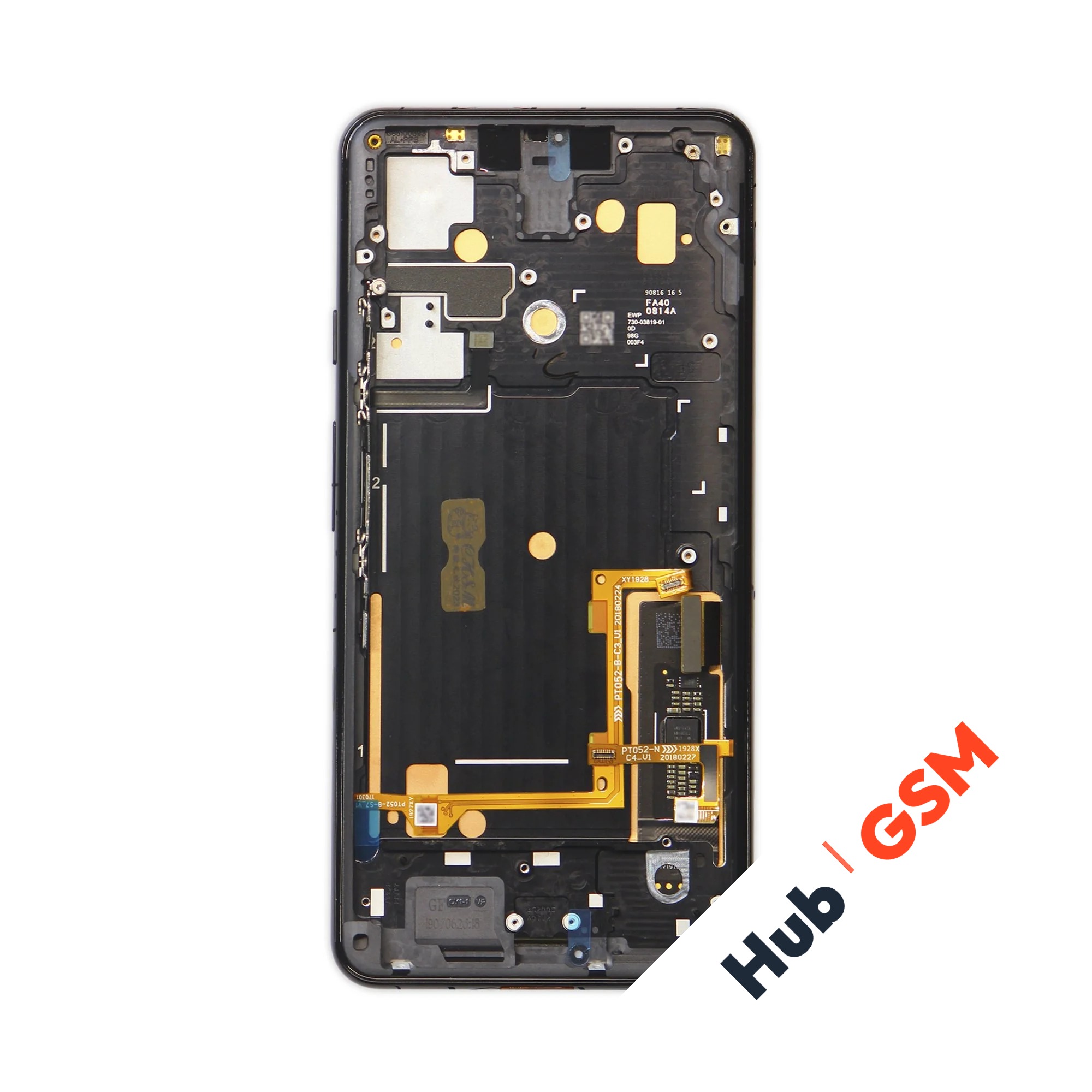 Дисплей Google Pixel 3 XL (Оригинал) (В рамке) (Черный) Hub GSM