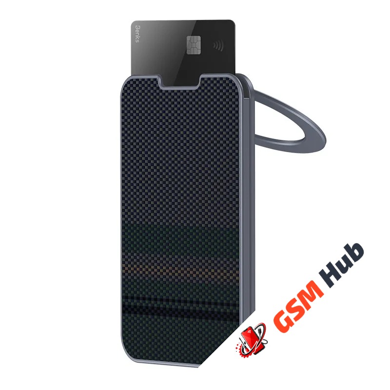 Чехол-бумажник Benks ArmorGo MagSafe Kevlar (Aurora)