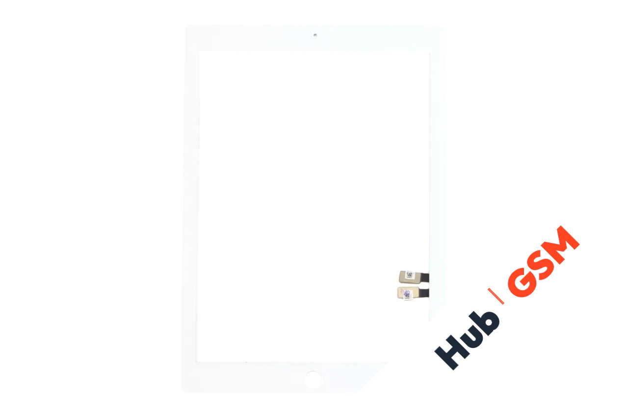 Стекло с тачскрином iPad 6 9.7 (2018) Оригинал (Белый)
