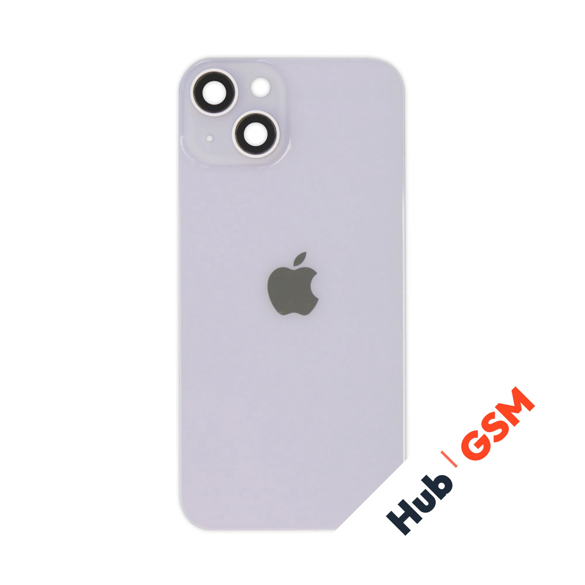 Задняя крышка (стекло) в сборе с рамкой iPhone 14 Оригинал (Purple)