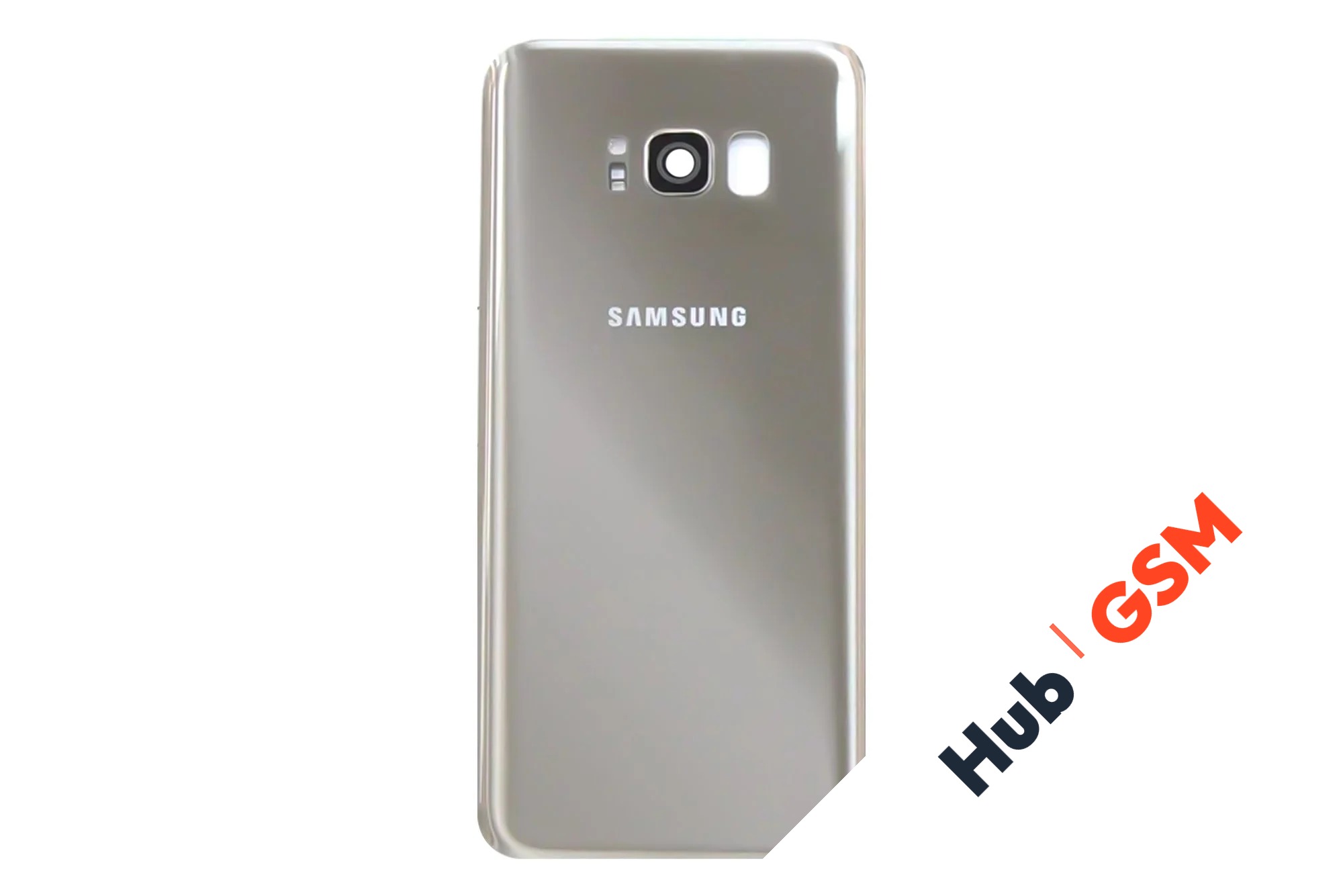 Задняя крышка Samsung Galaxy S8+ (G955F) (Золотой) (Со стеклом камеры) Premium