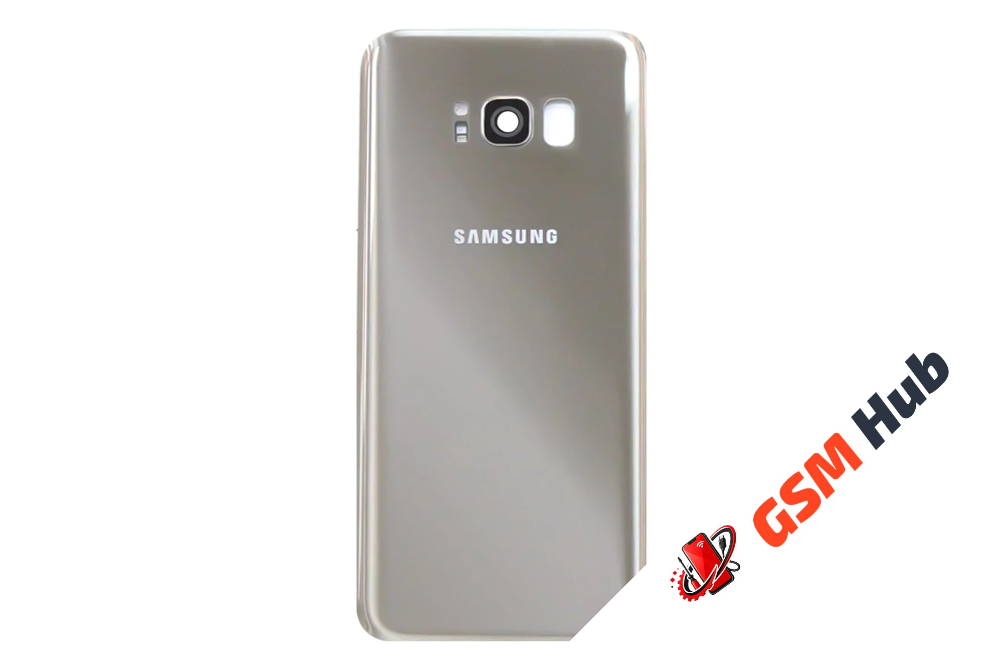 Задняя крышка Samsung Galaxy S8+ (G955F) (Золотой) (Со стеклом камеры) Premium
