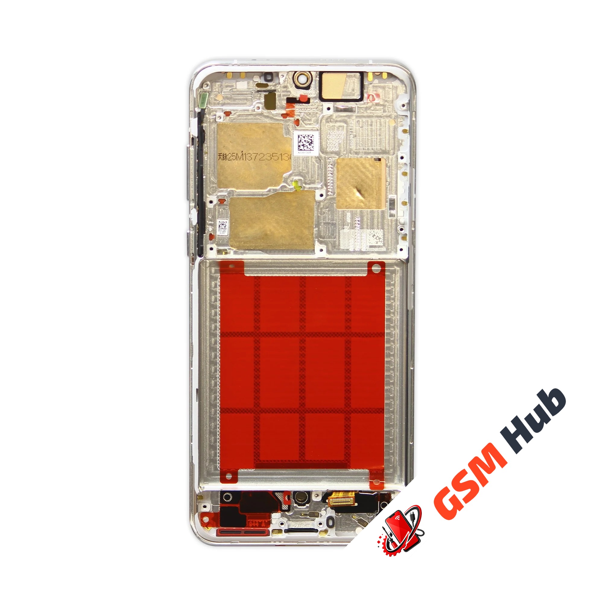 Дисплей Huawei P60 Pro (MNA-LX9) (Оригинал) (В рамке) (Белый) KRYON