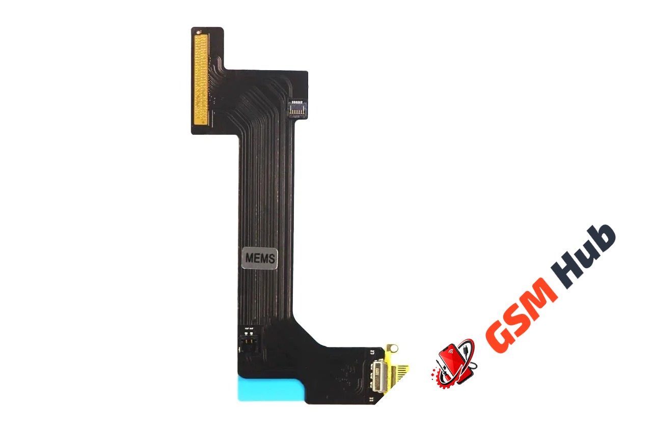 Шлейф с разъемом зарядки iPad 10 (2022) 10.9 WiFi + Cellular Оригинал (Желтый)