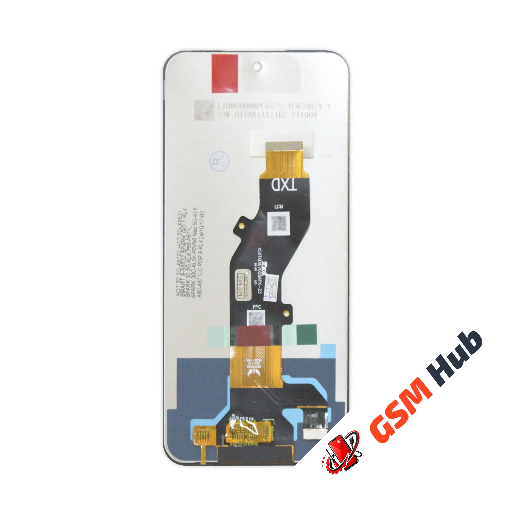 Дисплей Infinix Hot 50i (X6531B) (Оригинал) (Черный) KRYON