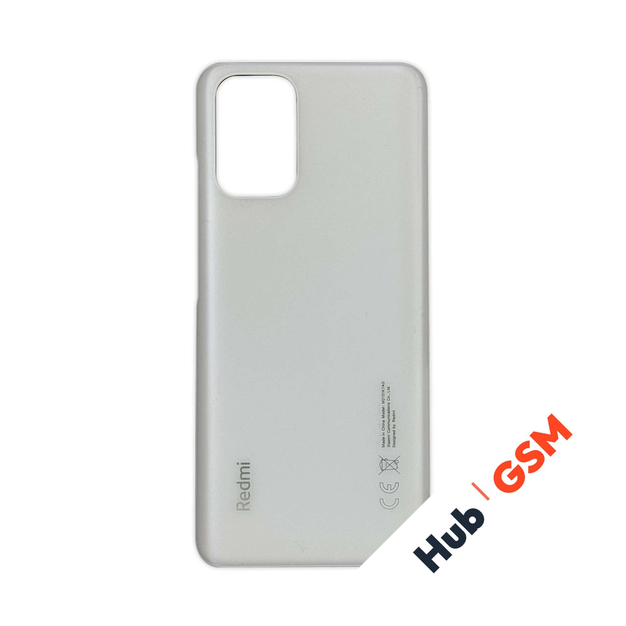 Задняя крышка Xiaomi Redmi Note 10 4G (M2101K7AG) (Белый) Premium