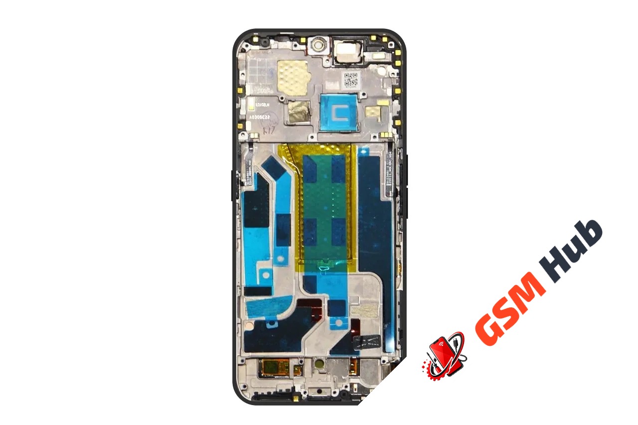 Дисплей Nothing Phone 2A (Оригинал) (В рамке) (Черный) KRYON