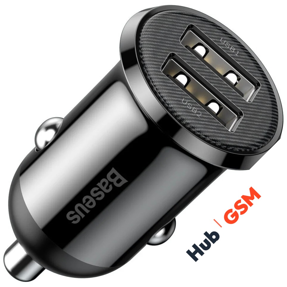 АЗУ Baseus Grain Pro (USB) (4.8A) (Черный)