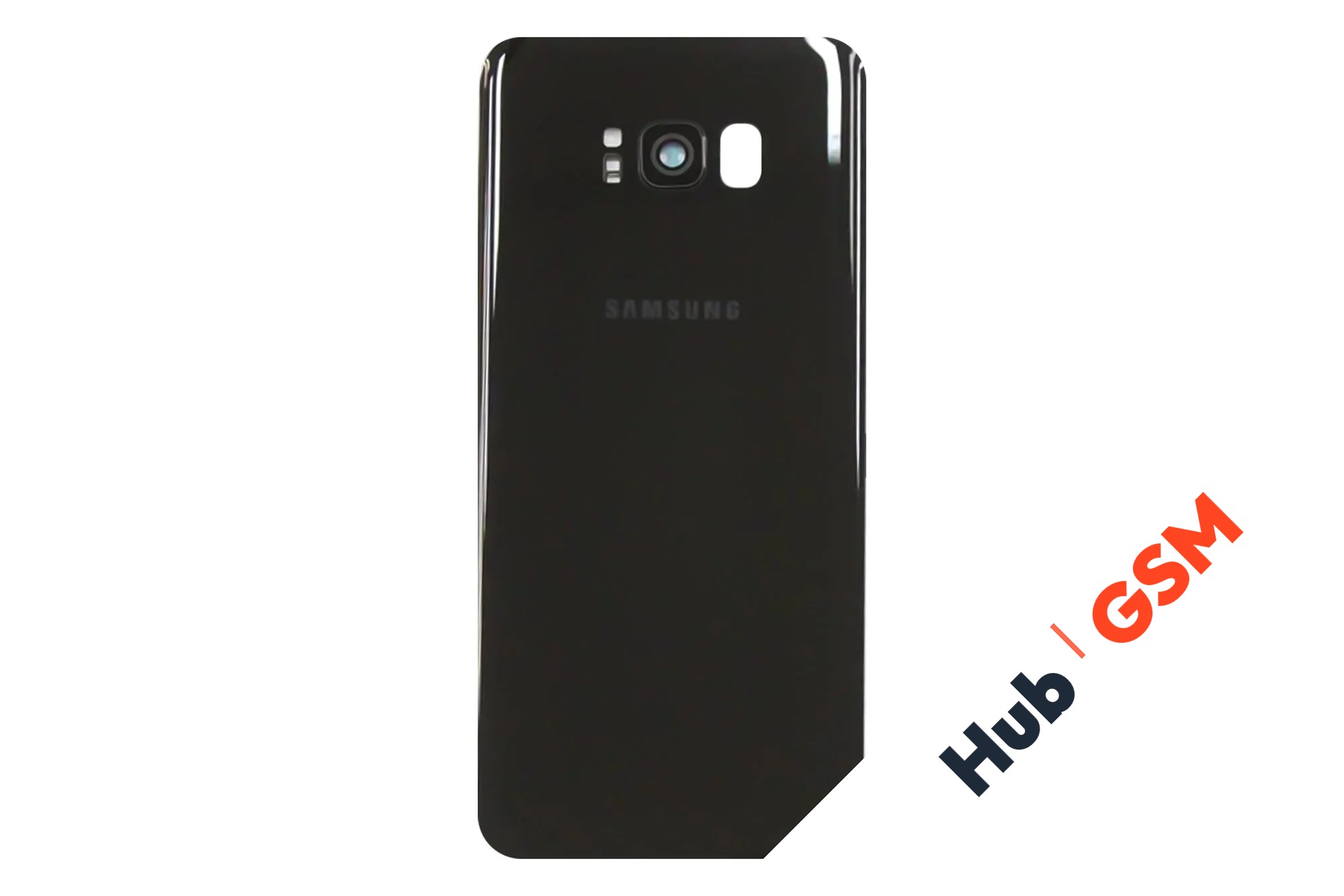 Задняя крышка Samsung Galaxy S8+ (G955F) (Черный) (Со стеклом камеры) Premium
