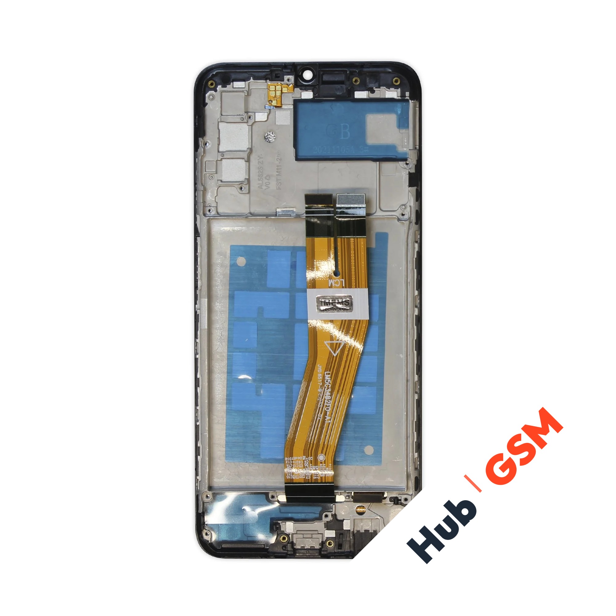 Дисплей Samsung Galaxy A03S (A037F) (Original REF) (В рамке) (Черный) Hub GSM
