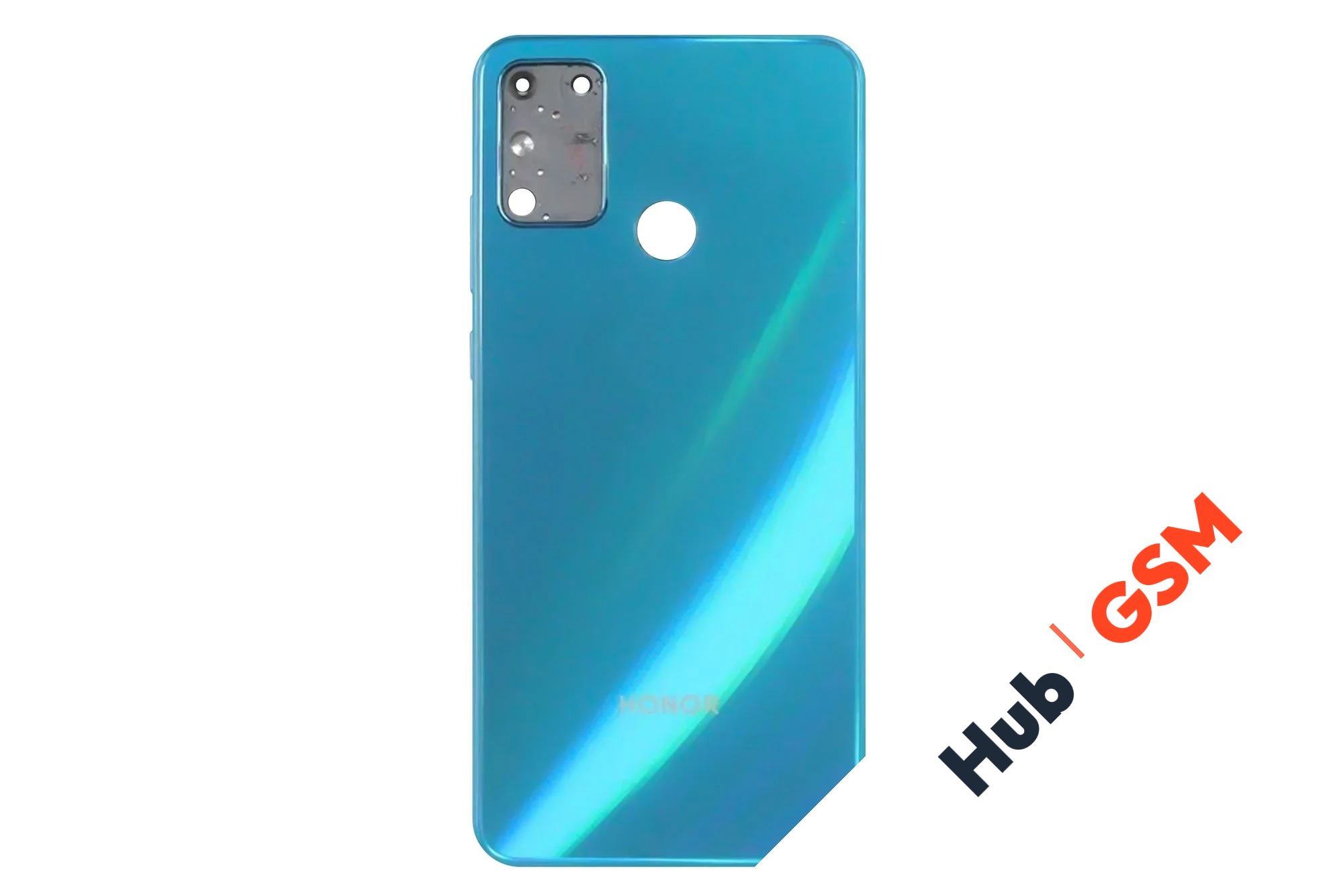 Задняя крышка Honor 9A (MOA-LX9N) (Зеленый) (Со стеклом камеры) Premium