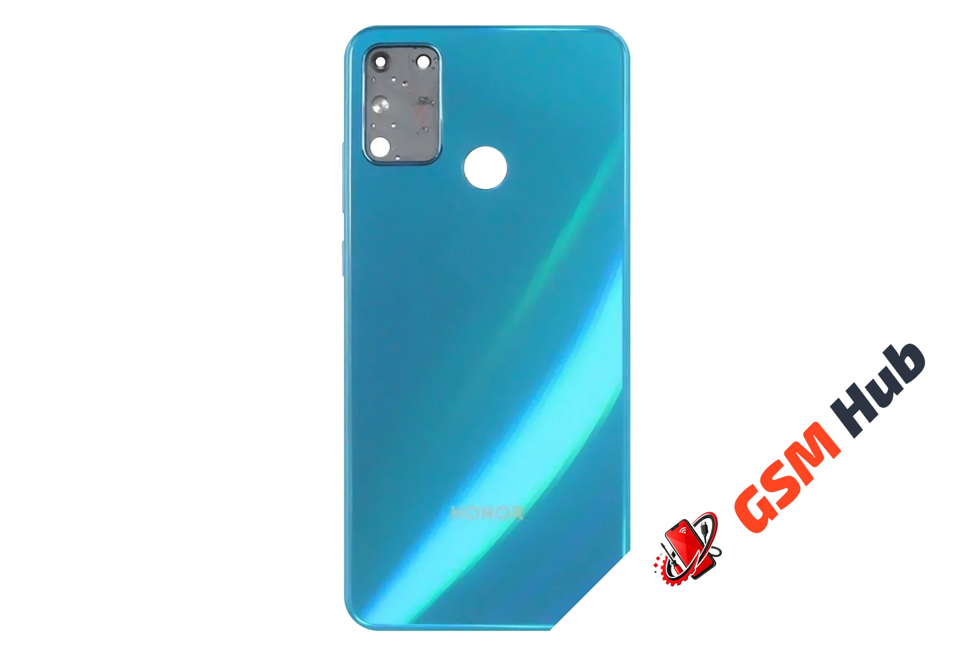 Задняя крышка Honor 9A (MOA-LX9N) (Зеленый) (Со стеклом камеры) Premium