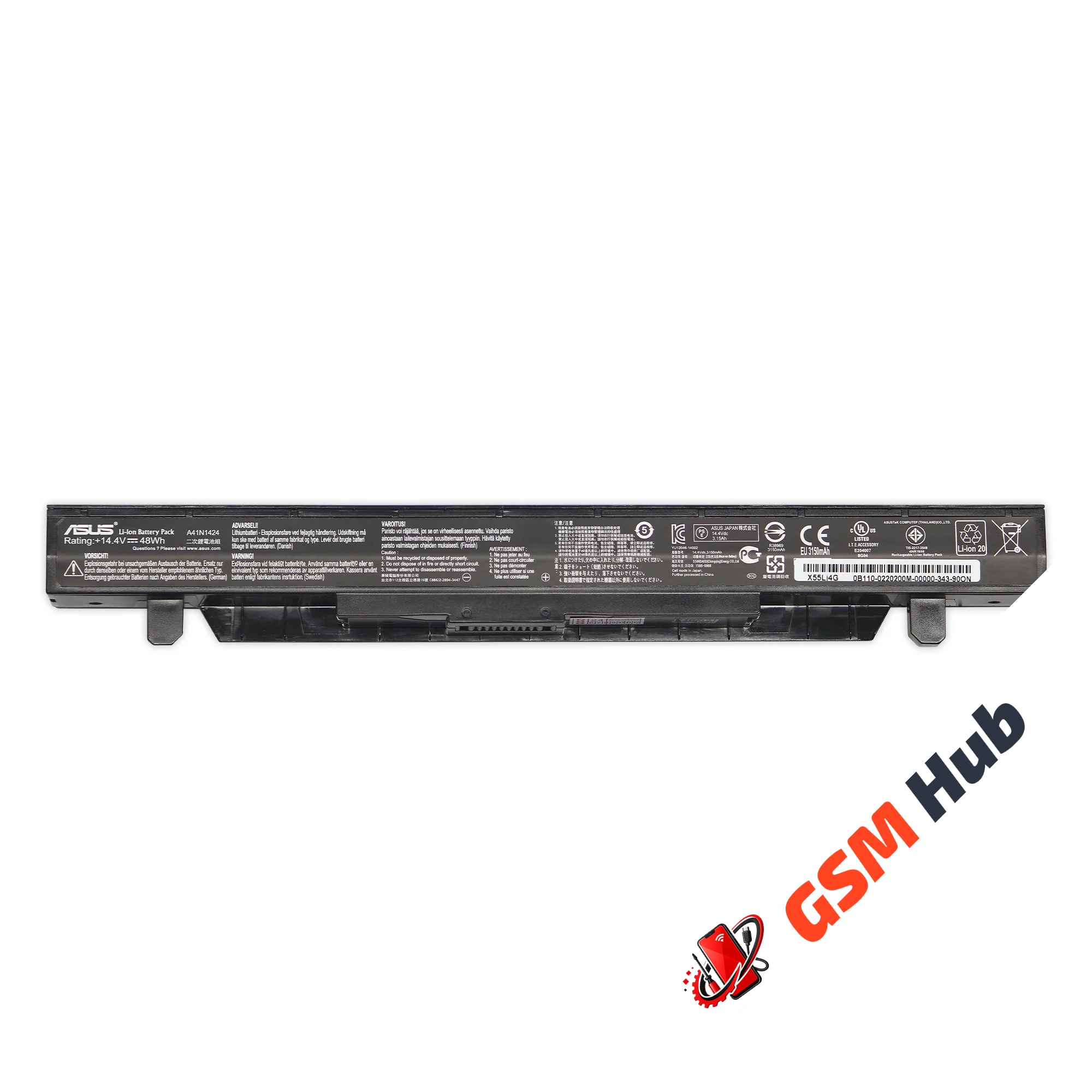Аккумулятор Asus ROG ZX50 / ZX50J / ZX50JX / ZX50V / ZX50VW / GL552 / GL552VW / ... / GL552V / 14.4-