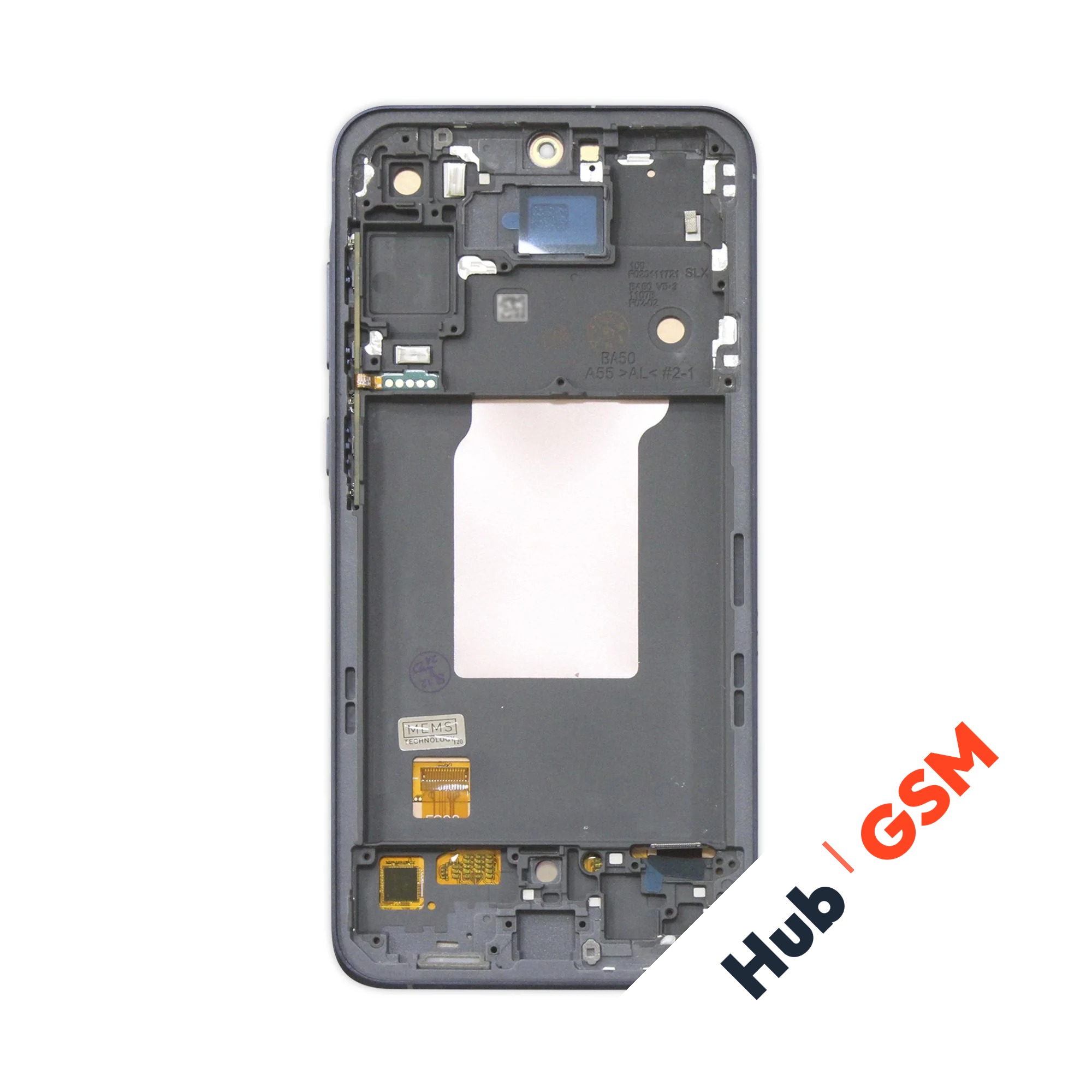 Дисплей Samsung Galaxy A55 (A556F) (OLED) (Full Size 1:1) (В рамке) Hub GSM