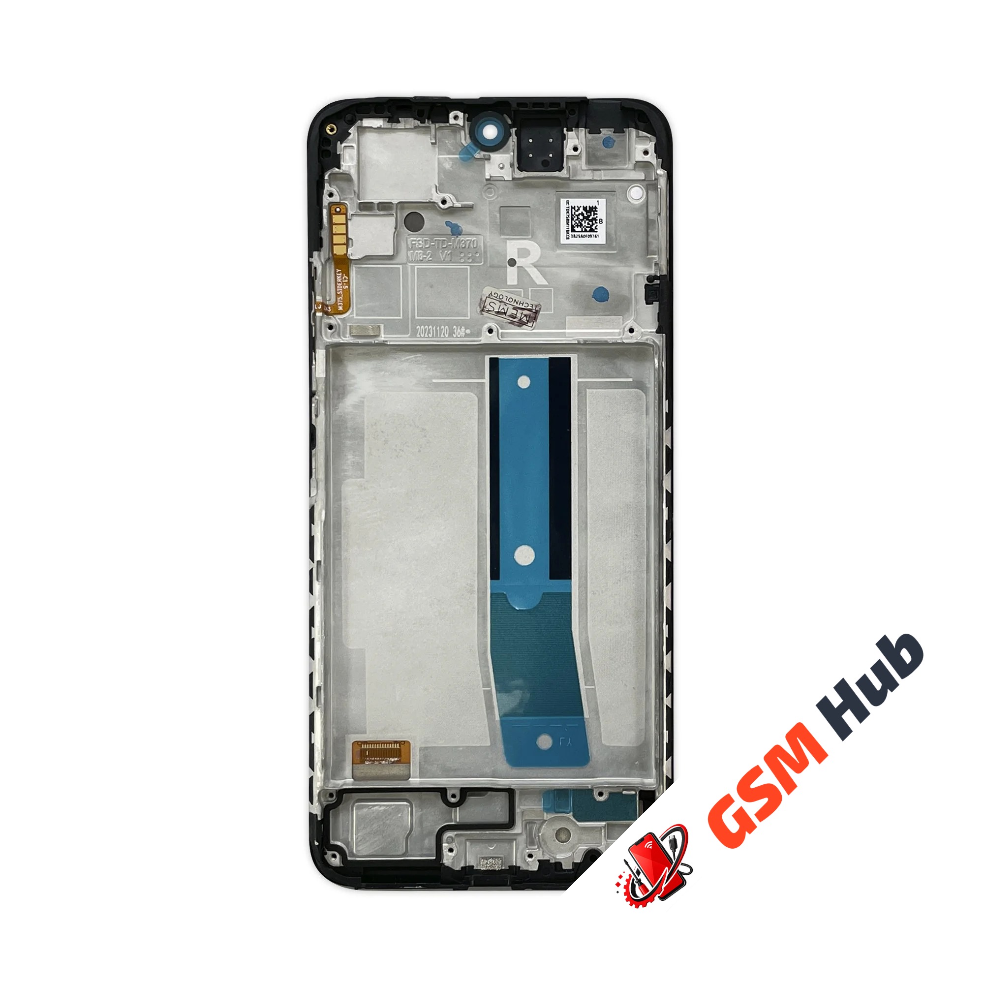 Дисплей Xiaomi Redmi Note 12S (23030RAC7Y) Premium (OLED) (В рамке) 1:1 (Черный) KRYON