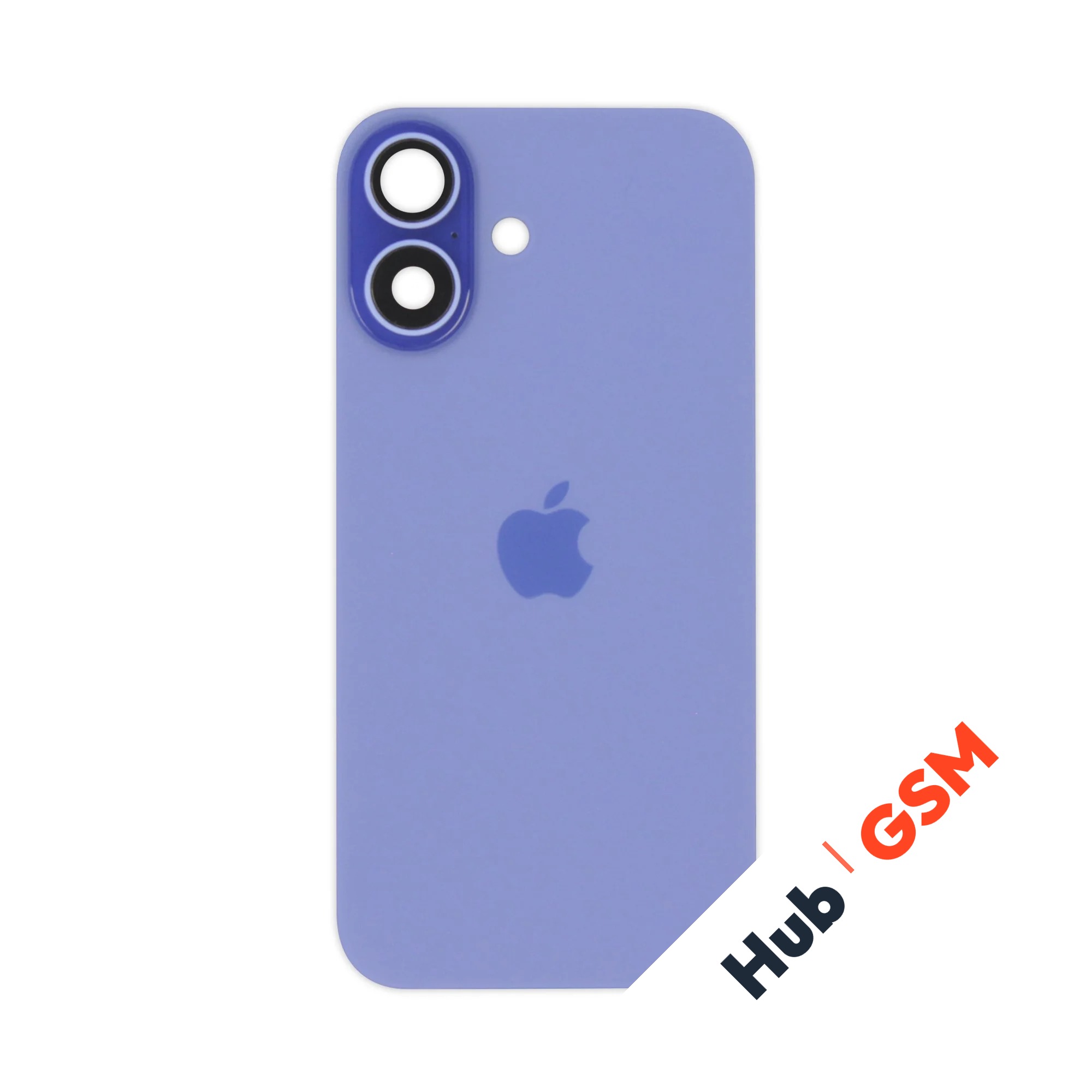 Задняя крышка (стекло) в сборе с рамкой iPhone 16 Оригинал (Ultramarine)