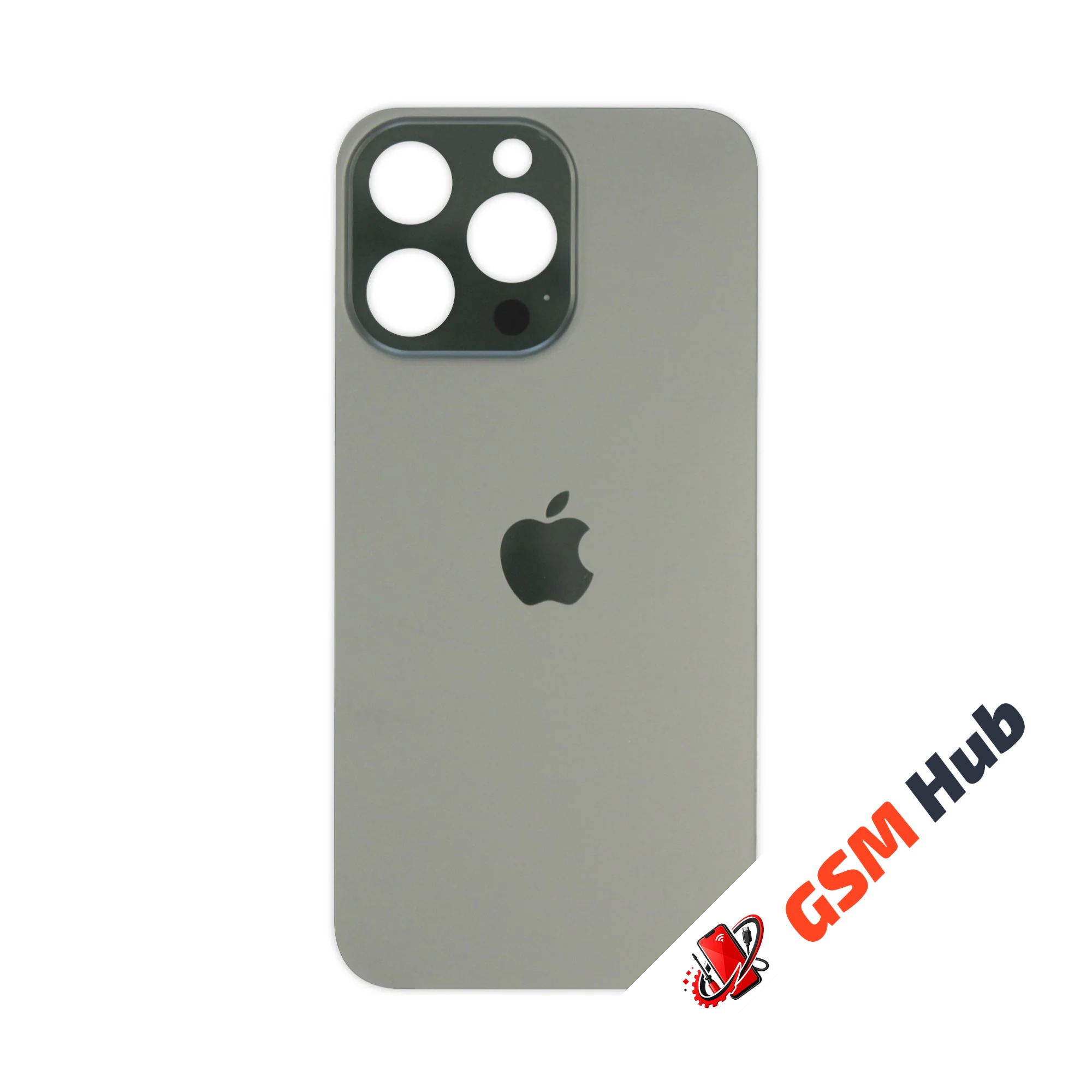 Задняя крышка (стекло) Узкий вырез iPhone 13 Pro (Green)