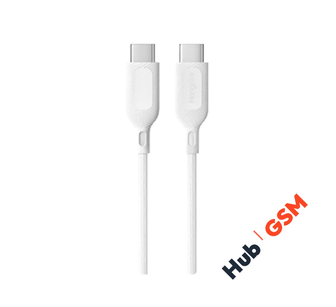 Кабель MangoTek MCC11 (USB-C / USB-C) (60W) (1,2м) (Нейлон) (White)