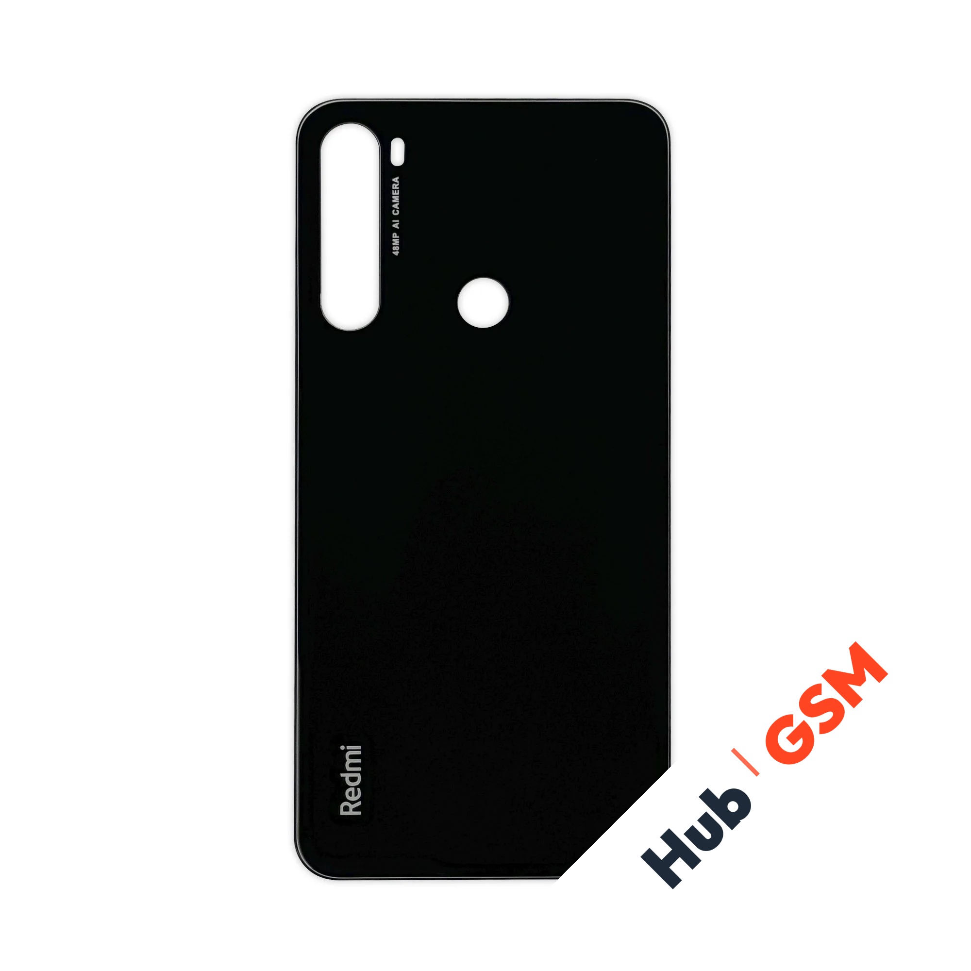 Задняя крышка Xiaomi Redmi Note 8 (M1908C3JG) / Redmi Note 8 2021 (M1908C3JGG) (Черный) Premium