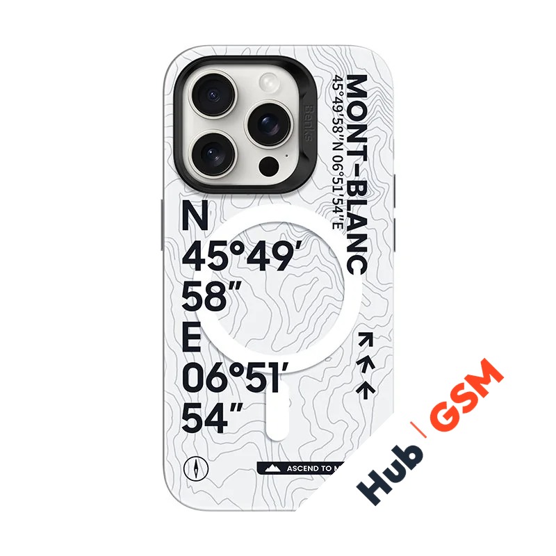Чехол Benks MagSafe Summit iPhone 16 Pro Mont-Blanc (White)