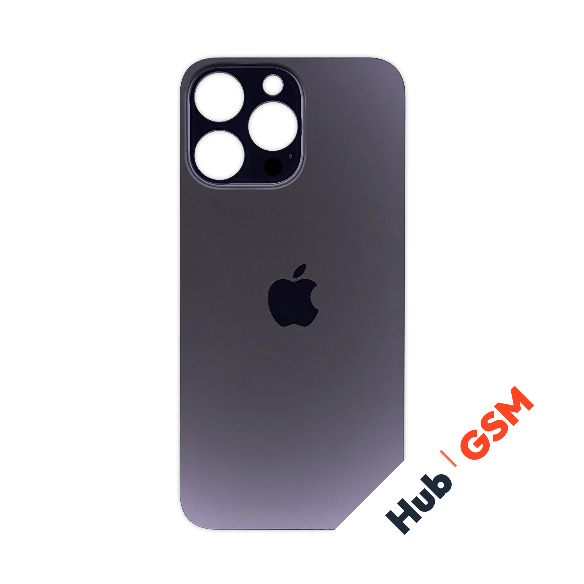 Задняя крышка (стекло) Широкий вырез iPhone 14 Pro Max (Deep Purple)