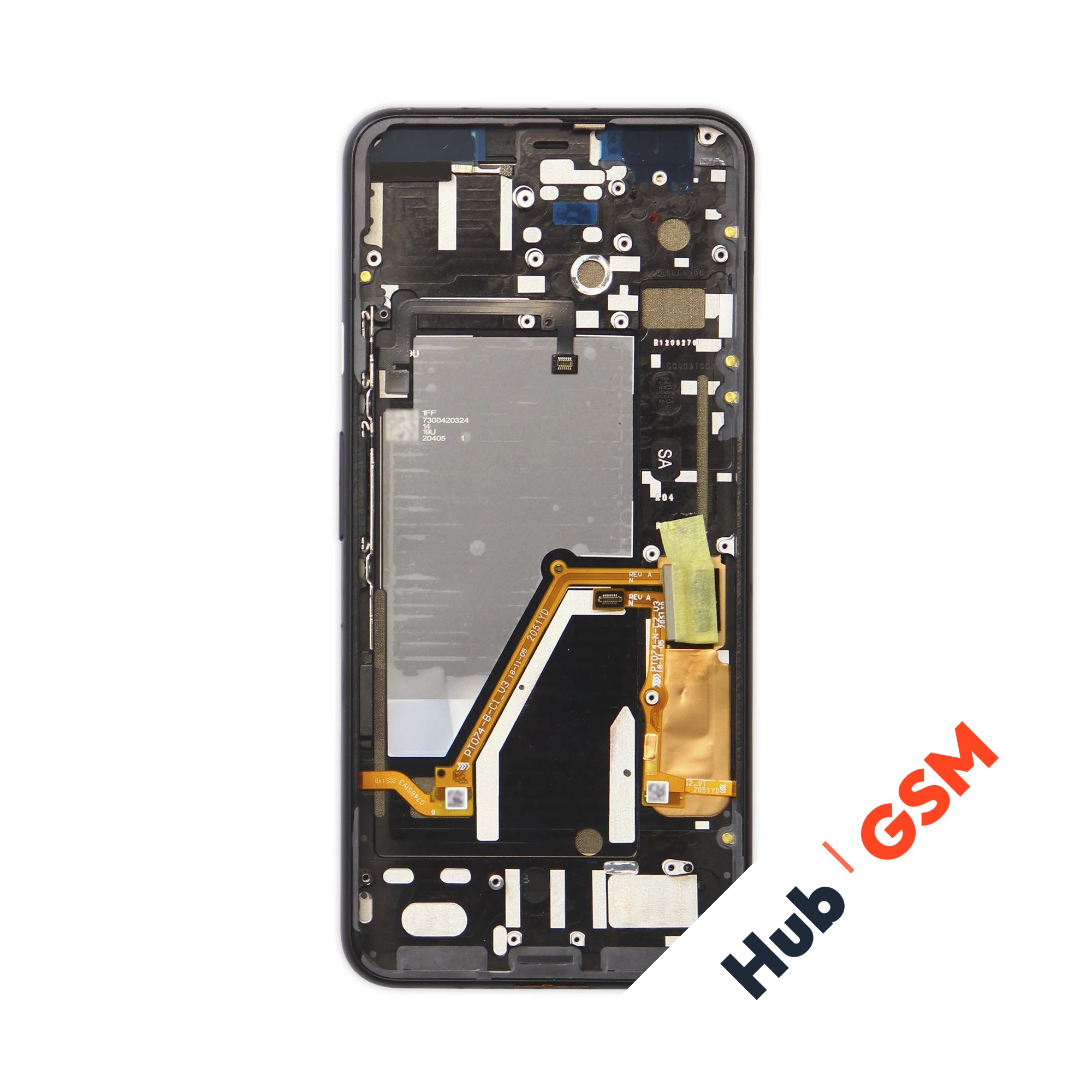 Дисплей Google Pixel 4 XL (G020P/G020) (Оригинал) (В рамке) (Черный) Hub GSM